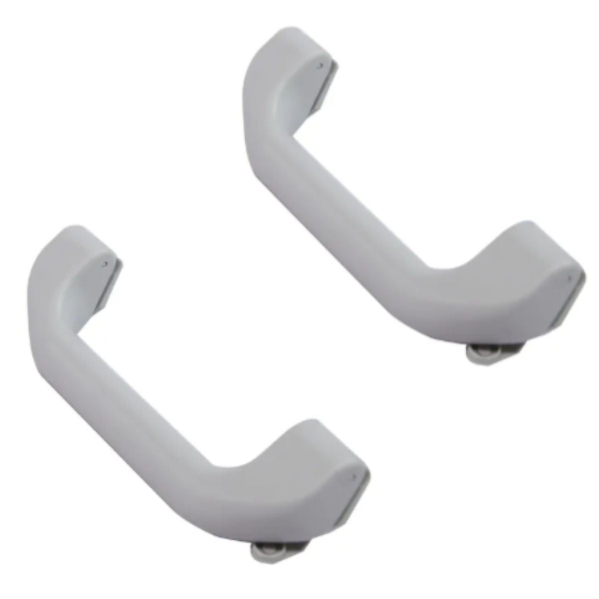 Par de manillas de seguridad de techo Fiat Strada Uno Palio Siena gris (OEM: 735362740)