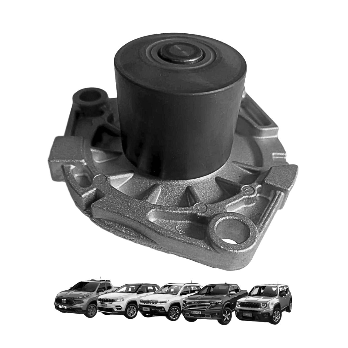 Bomba de agua para motor 2.0 16v Diesel Toro, Renegade y Compass (OEM: 6000634166)