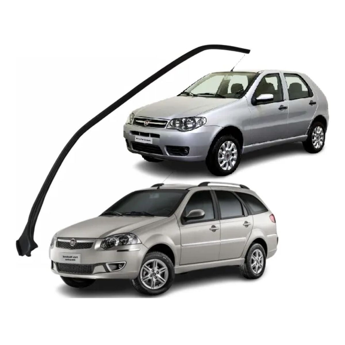 Moldura de techo lateral derecha Fiat Palio Weekend y Siena