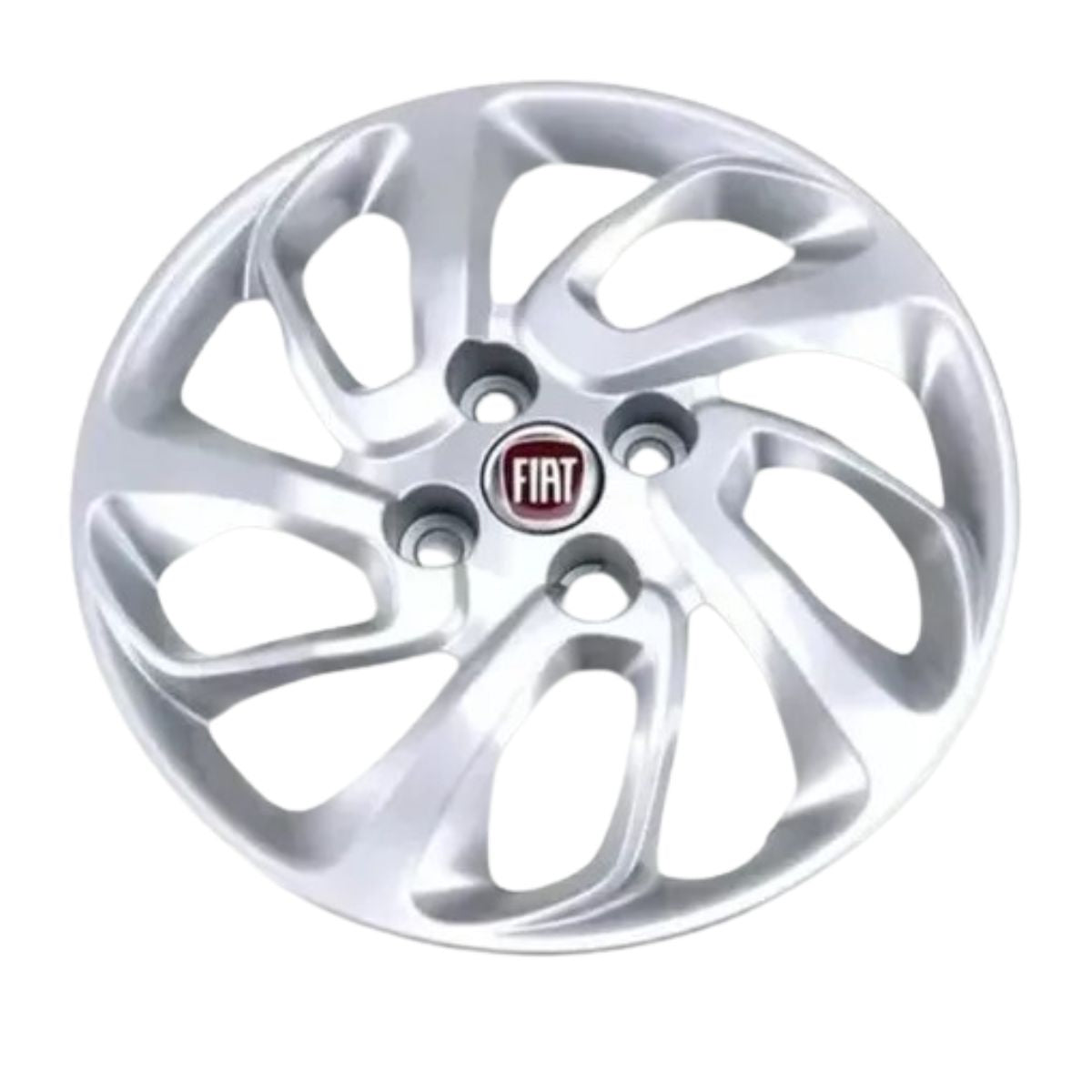 Tapa de Rueda Aro 14 Gris Metalizado para Fiat Novo Uno Original (OEM: 100226659)