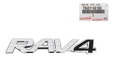 Emblema tapa maletero Toyota Rav4 2013 al 2018