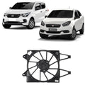 Deflector de electroventilador original Fiat Grand Siena, Mobi y Novo Uno (OEM: 51837399)