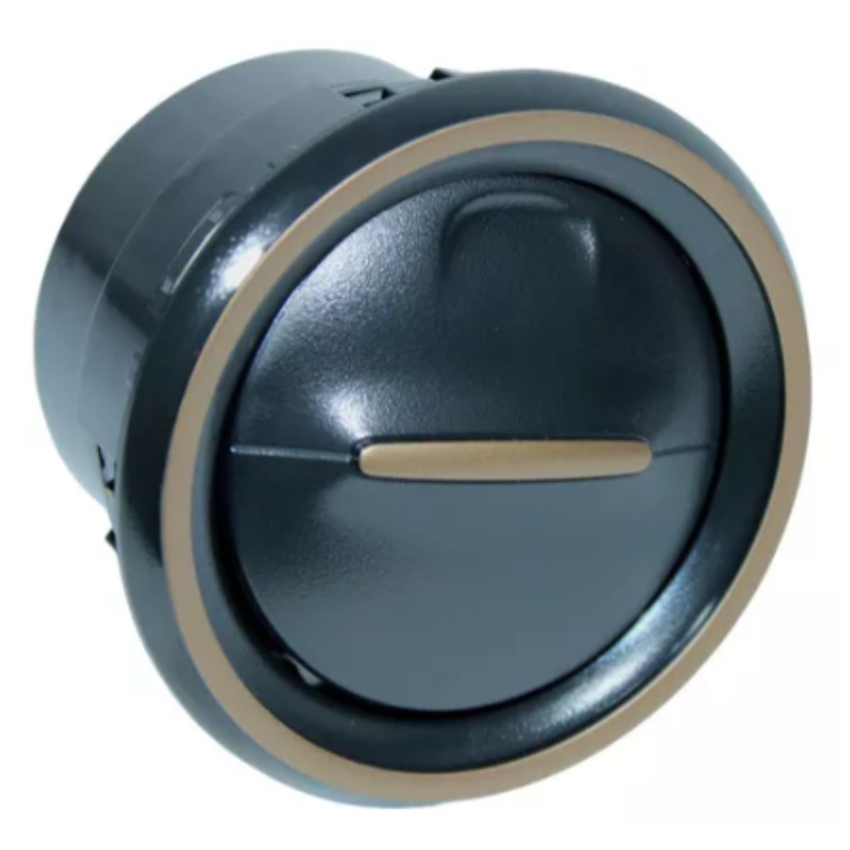 Difusor de aire tablero Renault Duster Oroch café dorado (OEM: 687606476R)