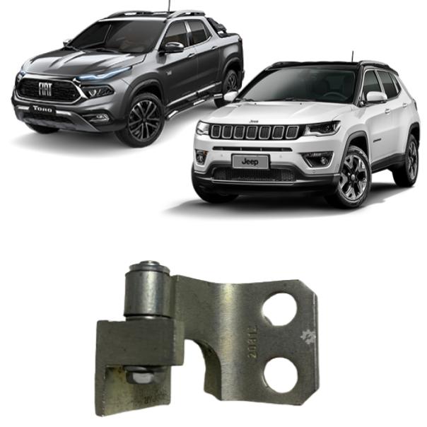 Bisagra inferior puerta delantera izquierda original Fiat Toro / Compass (OEM: 50525348)