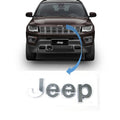 Emblema de capó letras Jeep cromado para Compass 2017-2022 Original (OEM: 53331390)