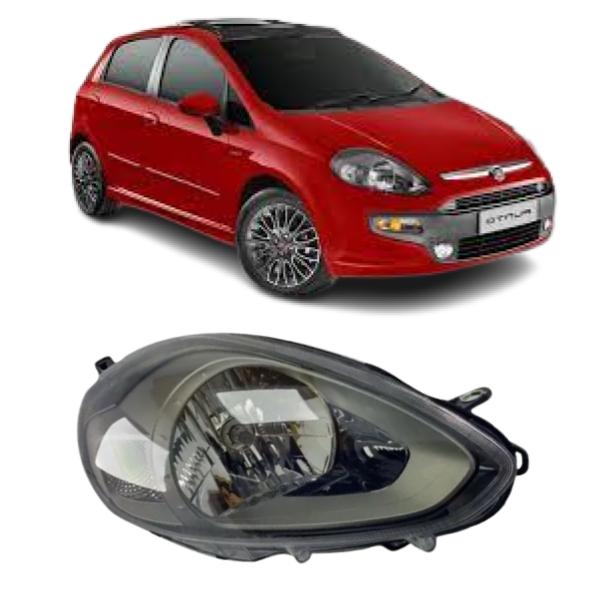 Foco Delantero Derecho Fondo Negro Original Fiat Punto Sporting (OEM: 51878410)