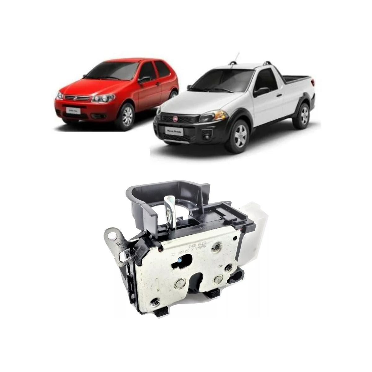 Cerradura Eléctrica Puerta Delantera Izquierda Palio Strada Original (OEM: 51731519)