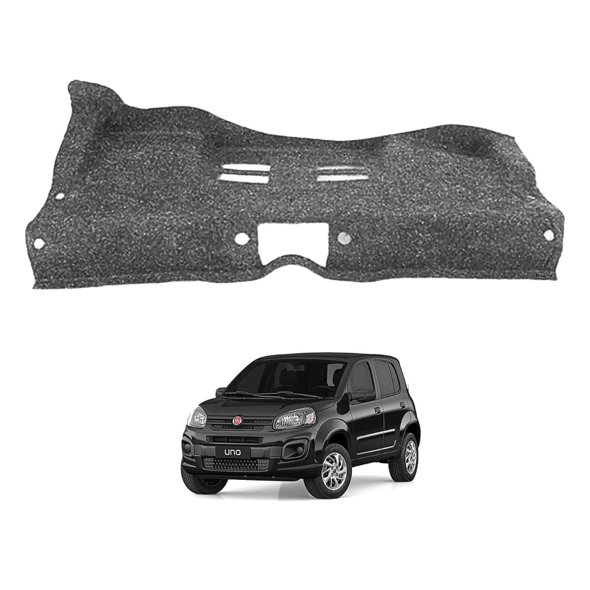 Forro de alfombra para maletero de Fiat Novo Uno (OEM: 100192502)