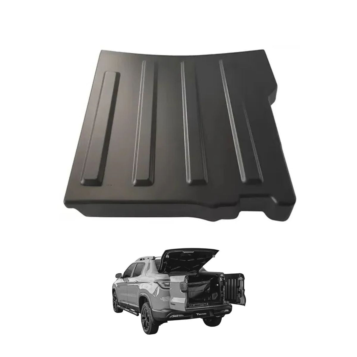 Forro interior izquierdo de tapa trasera de pick-up Fiat Toro (OEM: 100230703)