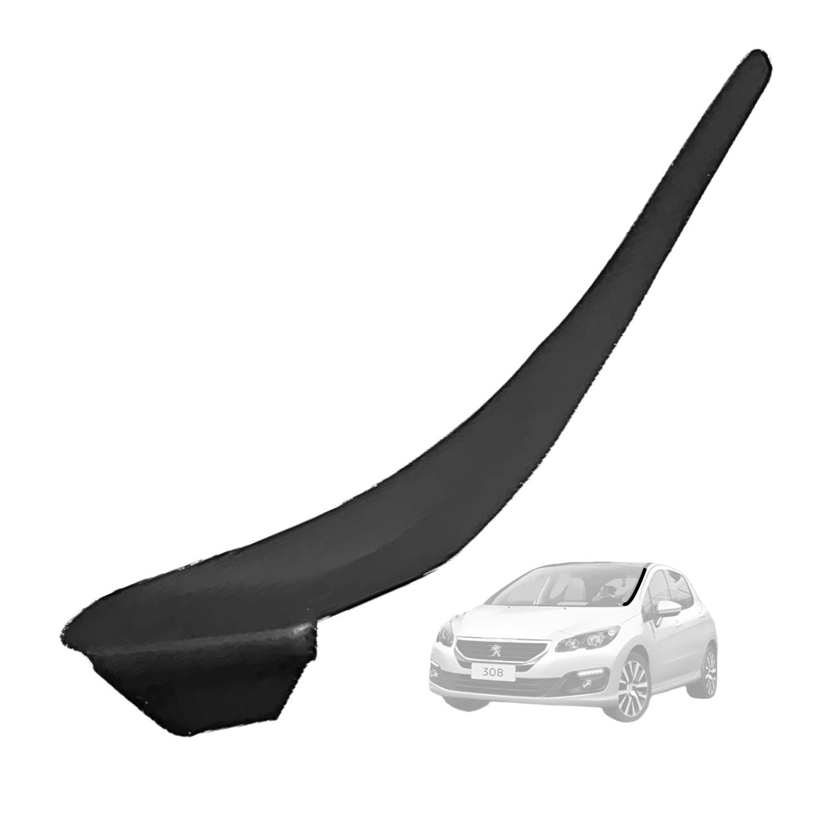 Moldura de parabrisas lado izquierdo Peugeot 308 408 2011-2019