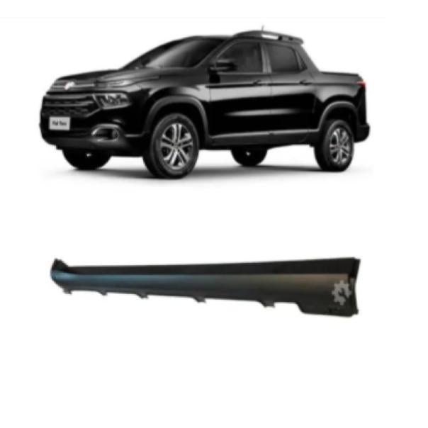 Moldura de Spoiler Lateral Izquierdo Original Fiat Toro (OEM: 100230658)
