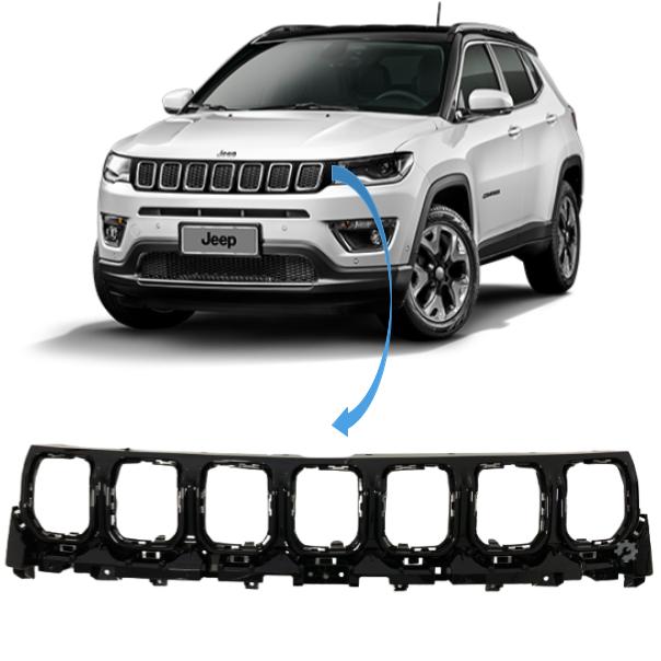 Parrilla de radiador frontal Jeep Compass 2017 Original (OEM: 60973540)