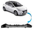 Parrilla inferior de parachoques Peugeot 208 Original (OEM: 16096472XT)