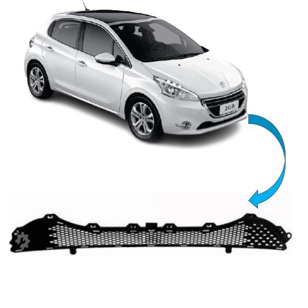 Parrilla inferior de parachoques Peugeot 208 Original (OEM: 16096472XT)
