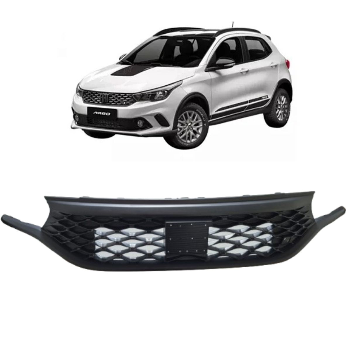 Parrilla de radiador para parachoques delantero Fiat Argo (OEM: 100267709)