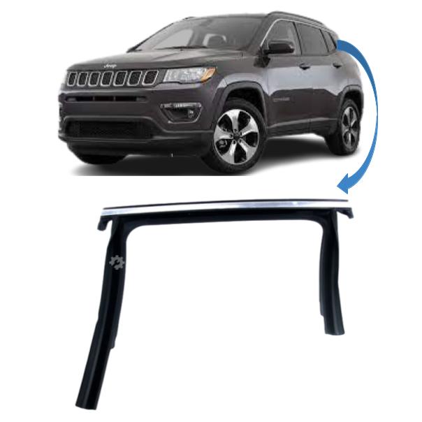 Empaquetadura de vidrio trasero izquierdo Jeep Compass 2017 Original (OEM: 53445435)