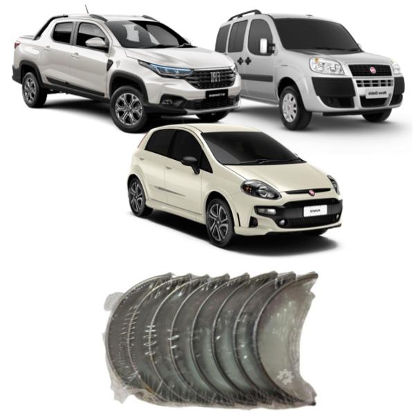 Juego de Bronces de Biela Original para Fiat Doblo, Idea, Nova Strada y Punto (OEM: 7086522)
