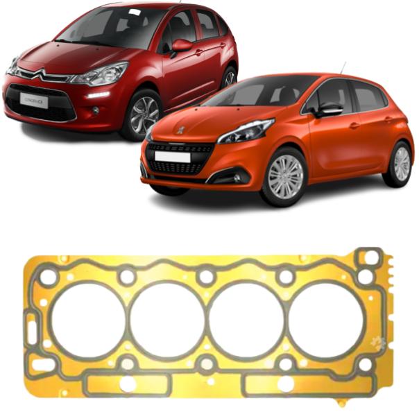 Empaquetadura de culata original para Citroen C3 y Peugeot 208 (OEM: 9675654080)