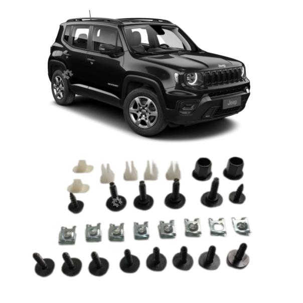 Kit 30 Bujes y Pernos de Parachoques Trasero para Jeep Renegade