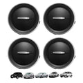 Kit 4 Difusores de Aire Color Plata para Gol, Voyage, Parati y Saveiro G4 G5 G6