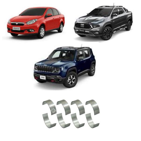 Kit de Metales de Biela Original para Motor Argo Bravo Cronos Linea (OEM: 55224572)