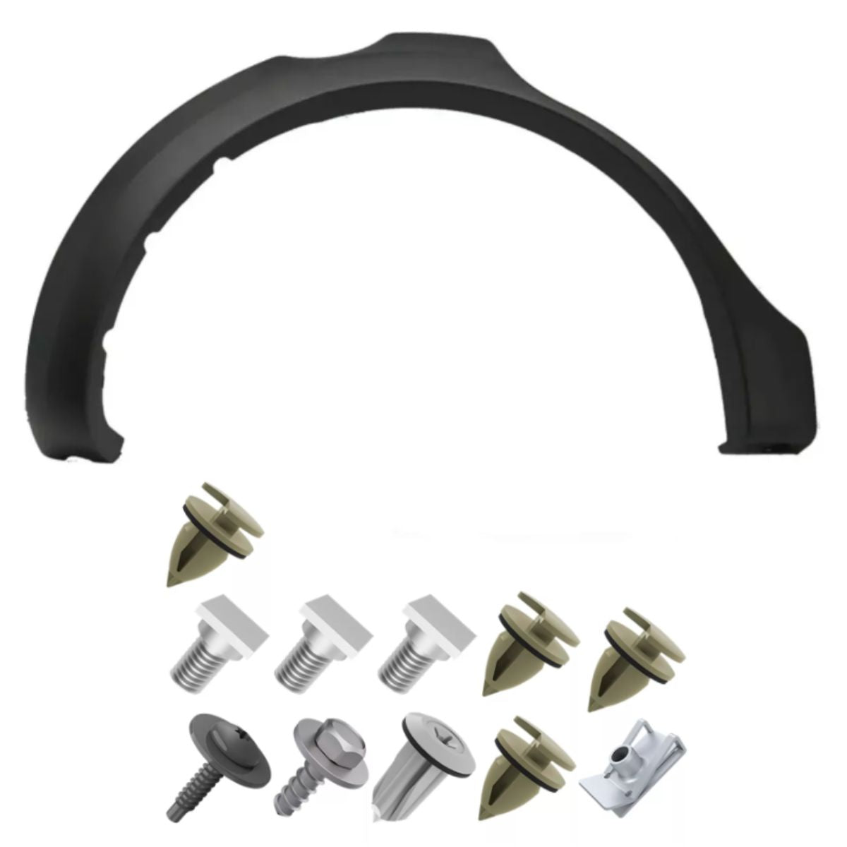 Kit de Bujes para Moldura de Tapabarro Trasero Derecho Fiat Mobi (OEM: 100233283)