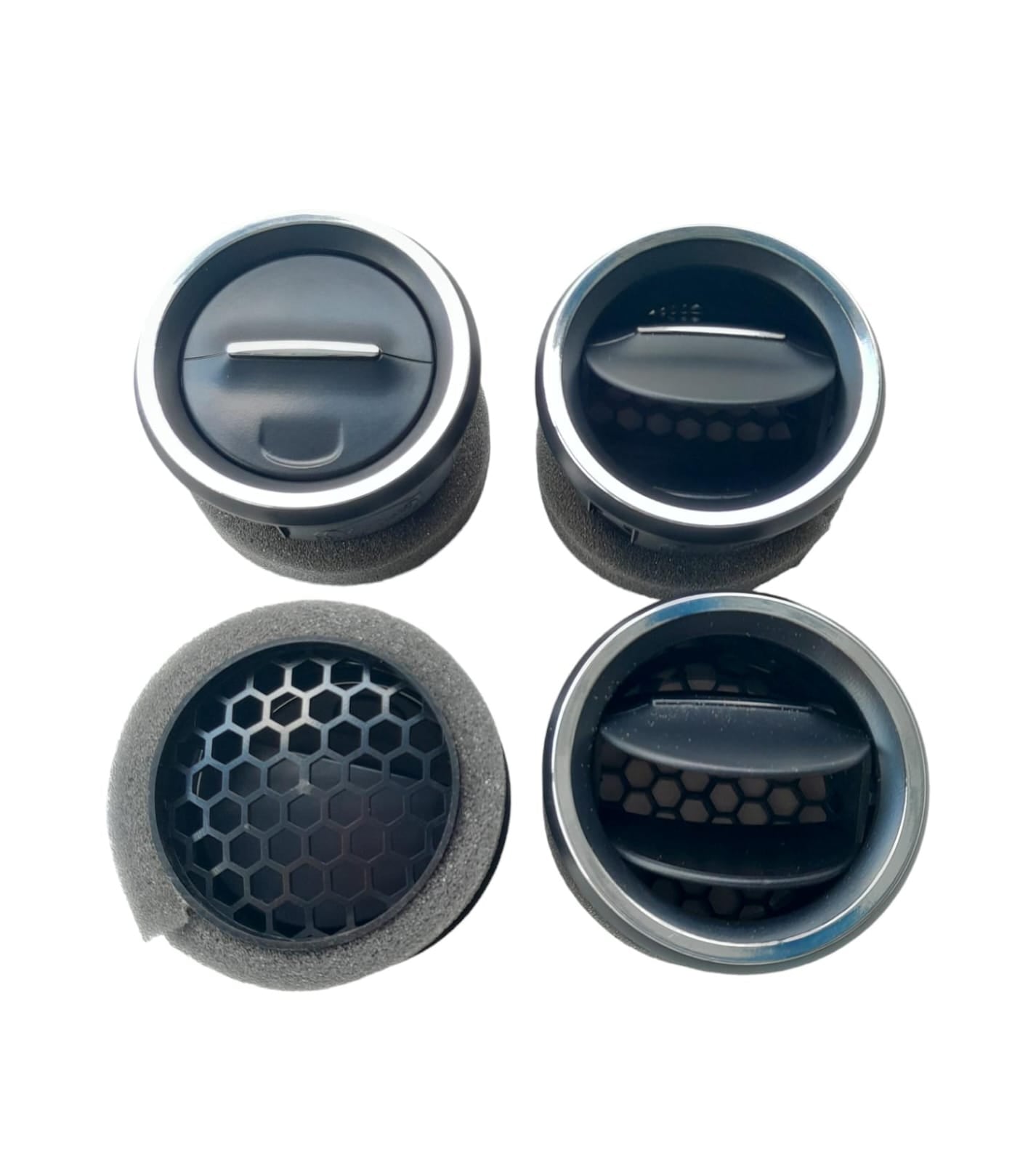 Kit difusor de aire lateral Renault Sandero Duster Oroch cromado (OEM: 687606466R)