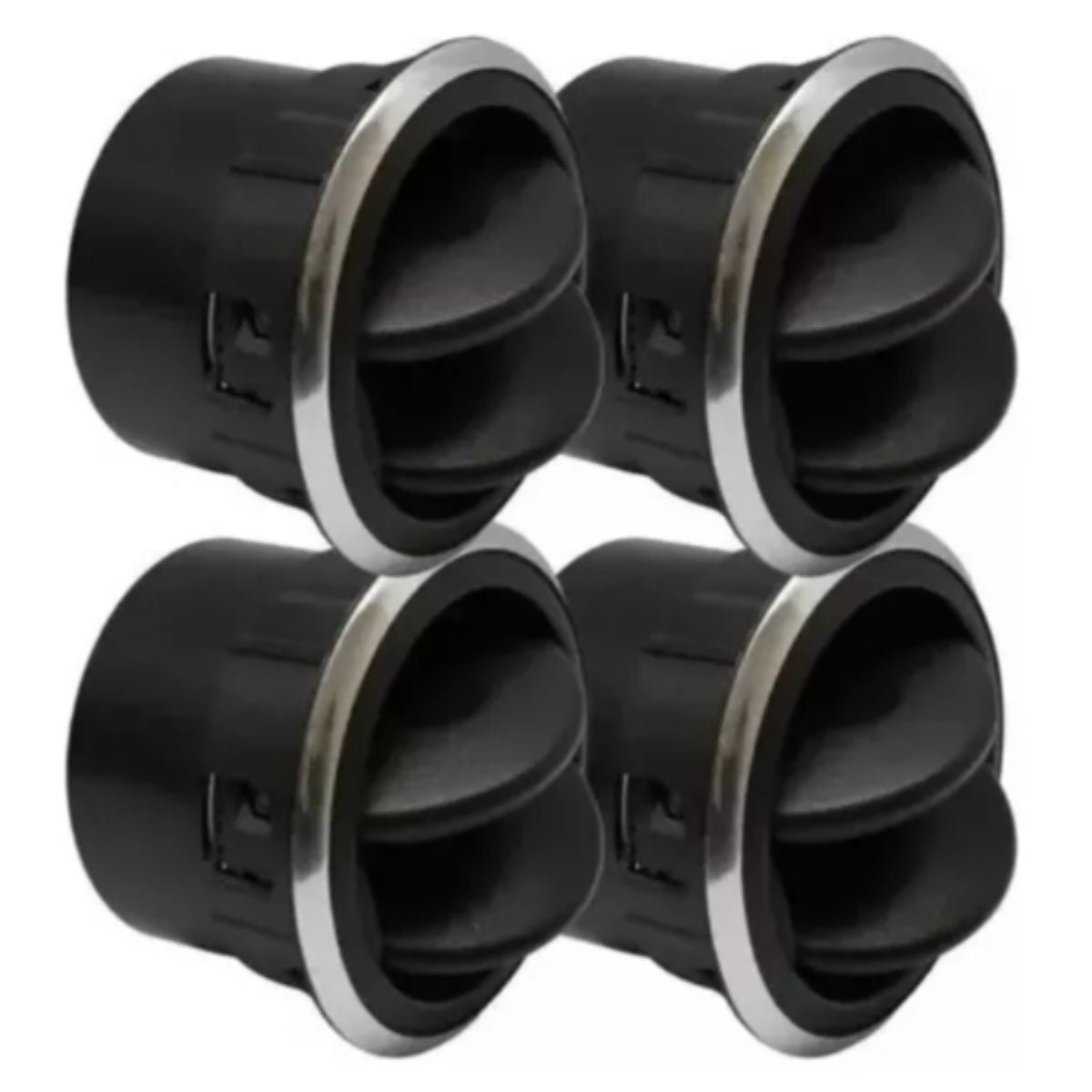 Kit difusor de aire tablero Duster Oroch Dynamique 2012-2019 cromado (OEM: 687601719R)