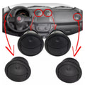 Kit de difusores de aire laterales y centrales para Fiat Novo Fiorino y Uno (OEM: 100250020 100250021)