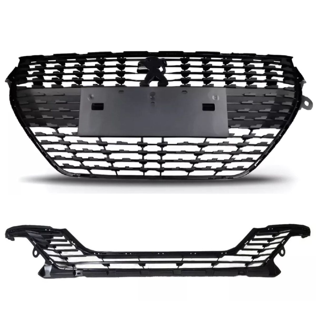Kit parrilla parachoques delantero Peugeot 208 1.6 2021-2024 (OEM: 98280353XT 98282859xt)