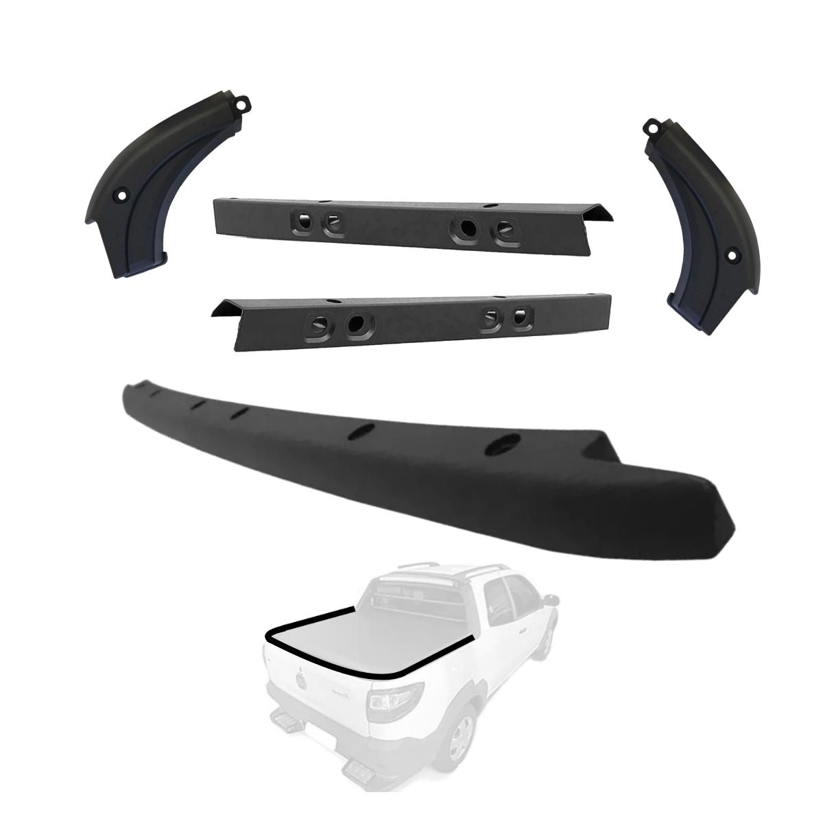 Kit de Molduras de Tolva para Fiat Strada Cabina Doble 2014-2020