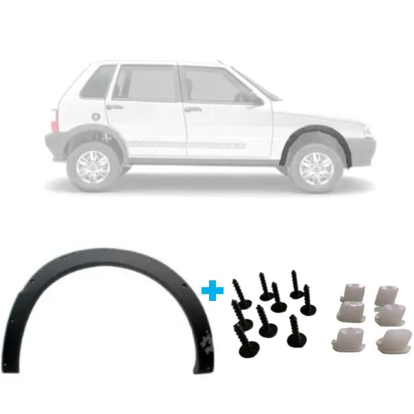 Kit Moldura Tapabarro Delantero Derecho + 9 Pernos Uno 13 (OEM: 100176755)