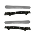 Kit moldura tirador de puerta para Fiat Fiorino y Uno 2 puertas 2011-2022 (OEM: 100194340, 100183617, 100194342, 100183618)