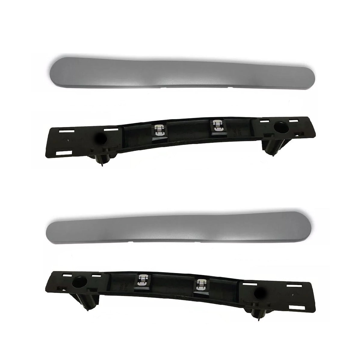 Kit moldura tirador de puerta para Fiat Fiorino y Uno 2 puertas 2011-2022 (OEM: 100194340, 100183617, 100194342, 100183618)