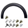 Kit moldura tapabarro delantero izquierdo Fiat Mobi Way (OEM: 100233289)