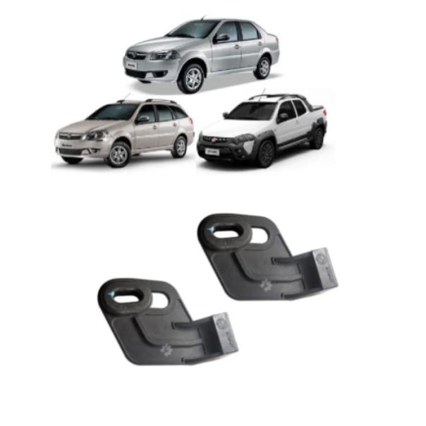 Kit Soporte Radiador Original Palio Siena Strada 2008-2017 (OEM: 51789477)