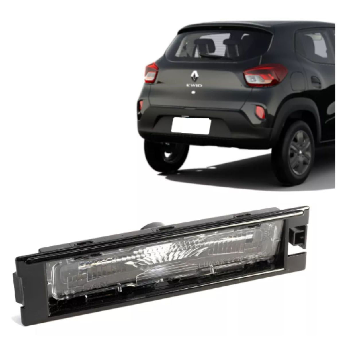 Luz de placa para parachoques Renault Kwid 2018-2025 (OEM: 265101HA0A)