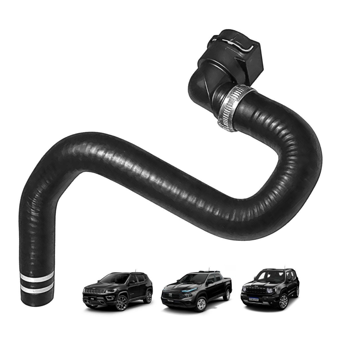 Manguera de refrigeración de agua para Jeep Renegade, Compass y Fiat Toro (OEM: 51966254)
