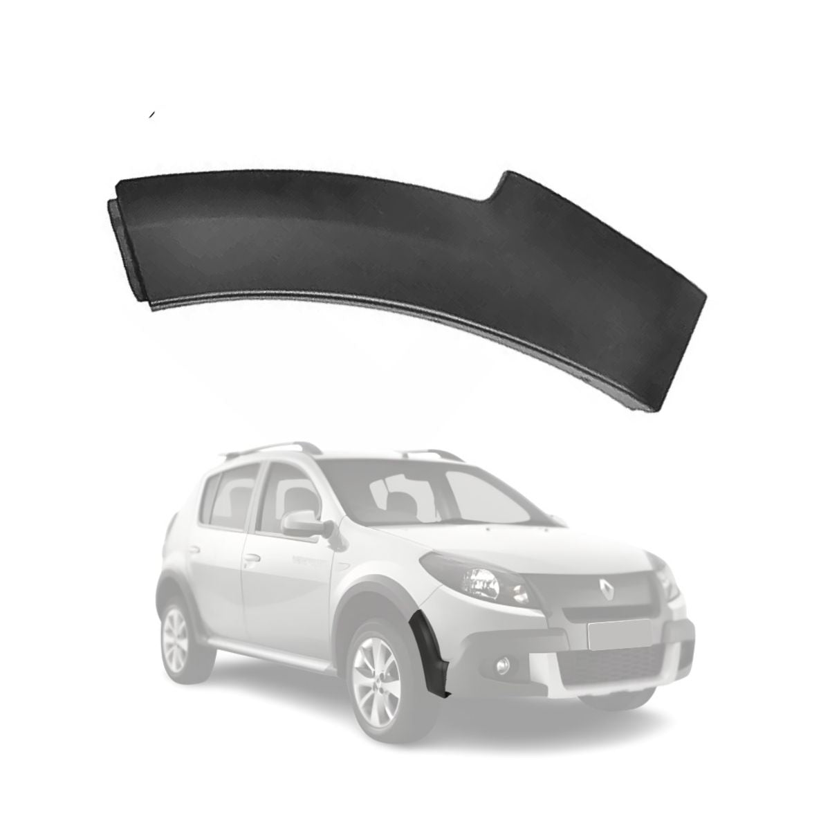 Moldura Alargador de Tapabarro Delantero Derecho Sandero Stepway (OEM: 960163700R)