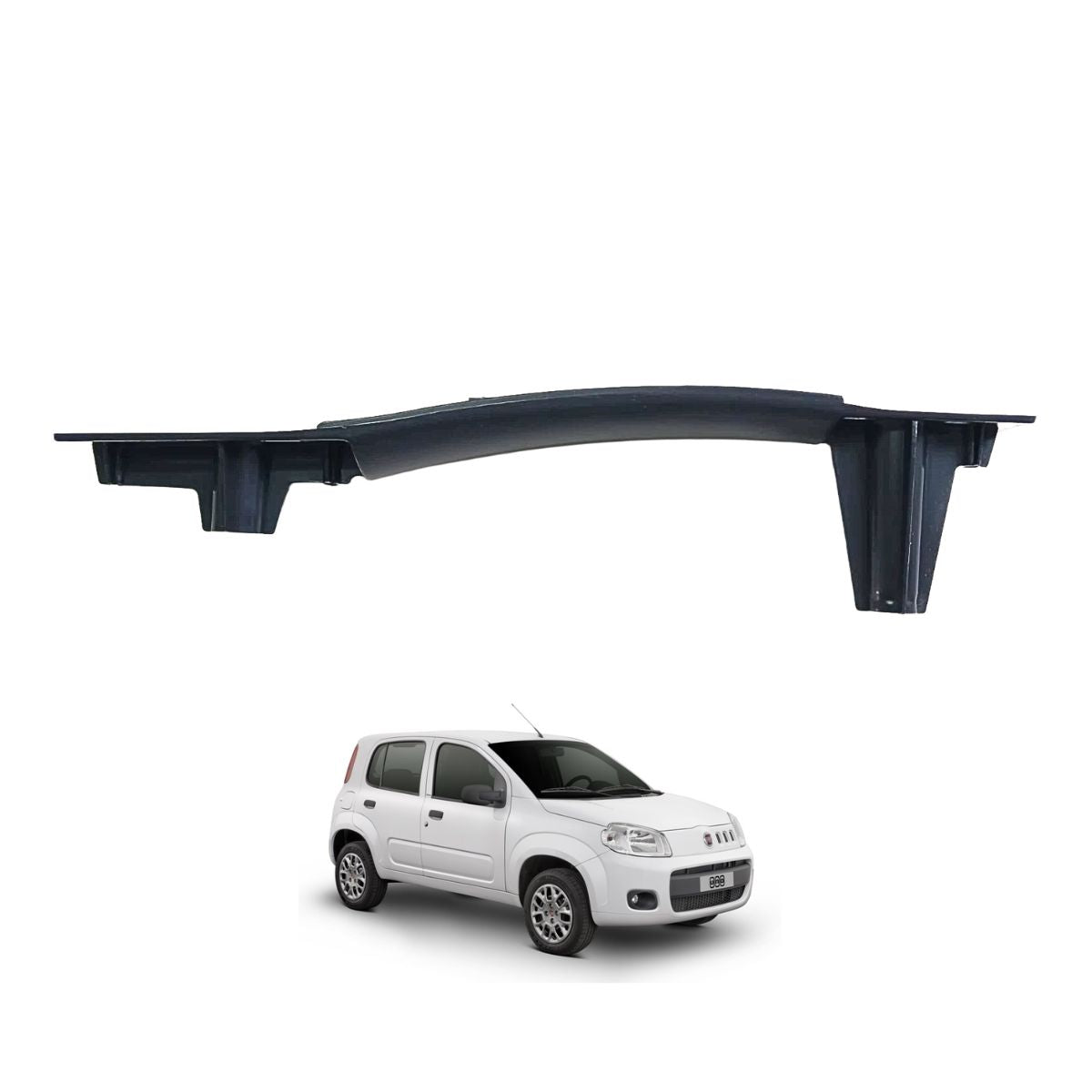 Moldura apoyo tirador puerta trasera Fiat Novo Uno 4 puertas 2011-2015
