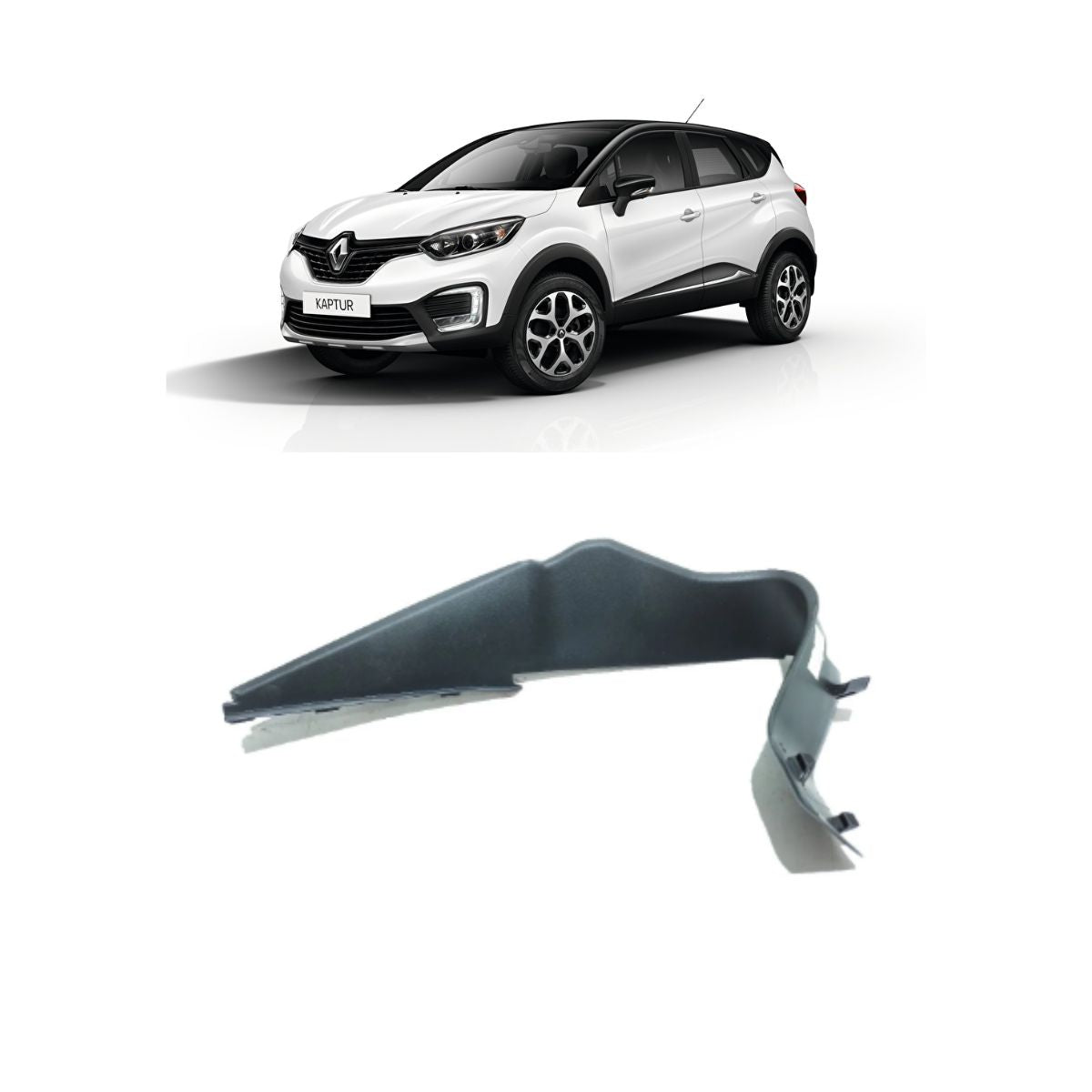 Moldura de torpedo lado izquierdo Renault Captur (OEM: 668632552R)