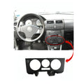 Moldura comando de aire tablero central sin cenicero Volkswagen Gol G3