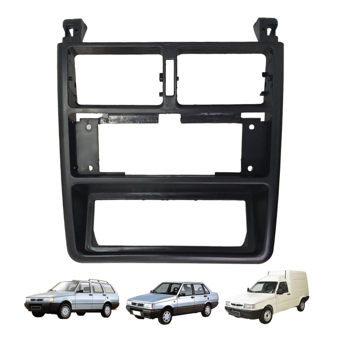 Moldura Consola Central Radio y Difusor para Fiat Fiorino, Elba y Premio (OEM: 182446480)