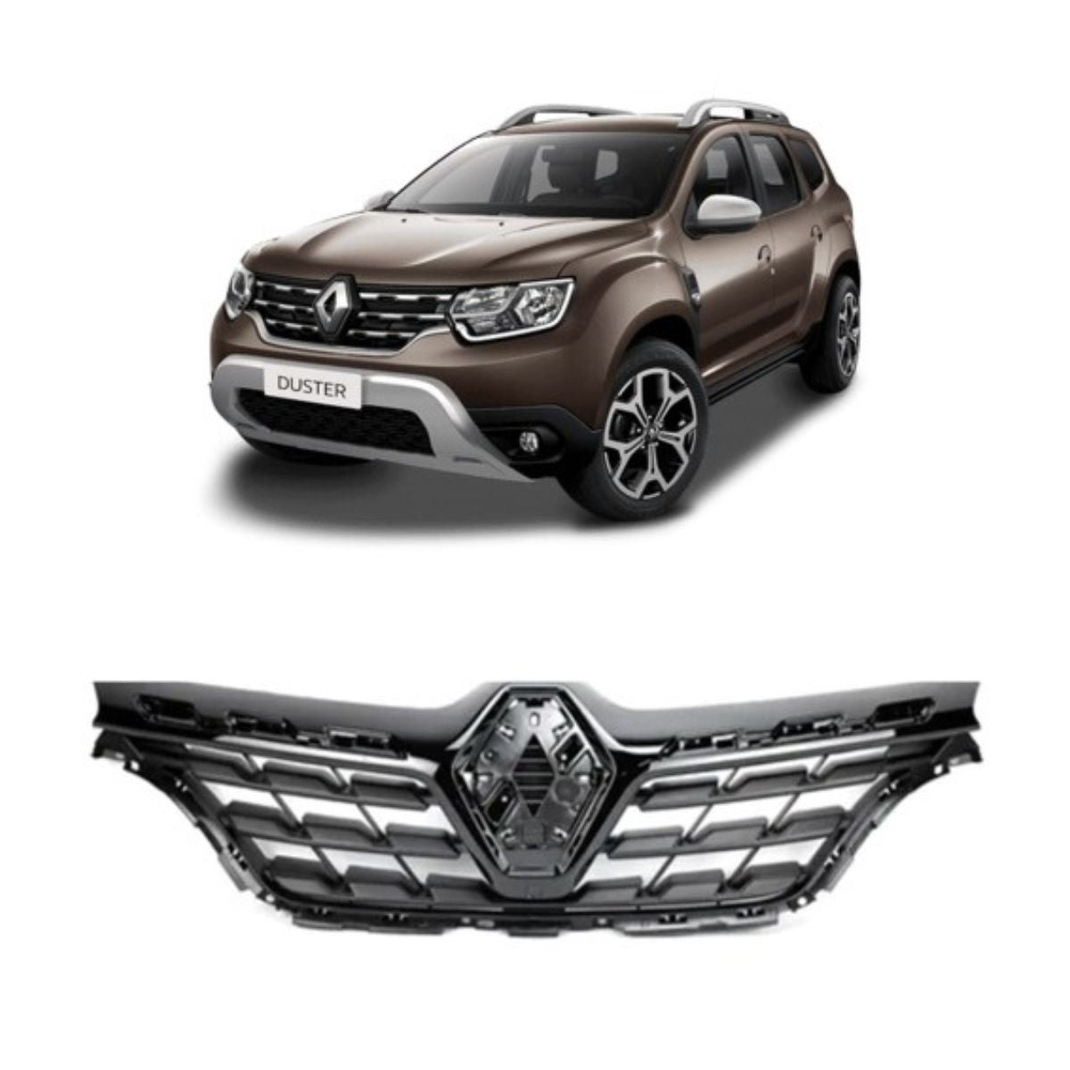 Moldura de parrilla de parachoques delantero para Renault Duster 2021 2022 (OEM: 623109800R)