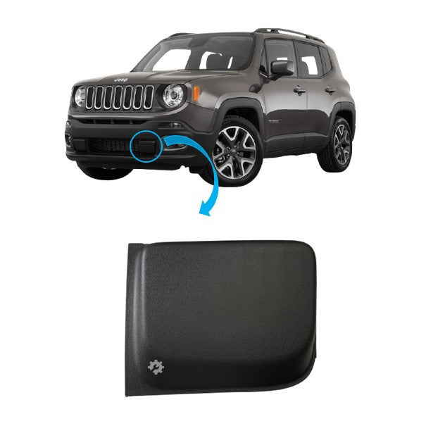 Moldura de parachoques delantero izquierdo Renegade Original (OEM: 735602360)