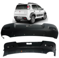 Moldura de parachoques trasero original Fiat Novo Uno 2015 2016 (OEM: 100220551)
