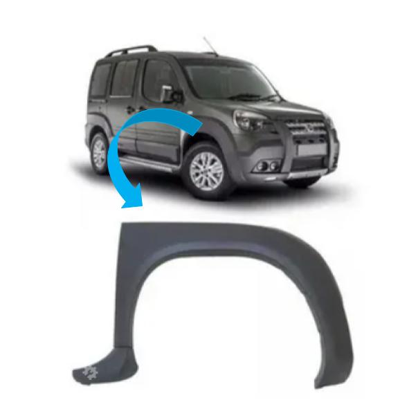 Moldura tapabarro delantero derecho Fiat Doblo 2021 Original (OEM: 100216080)