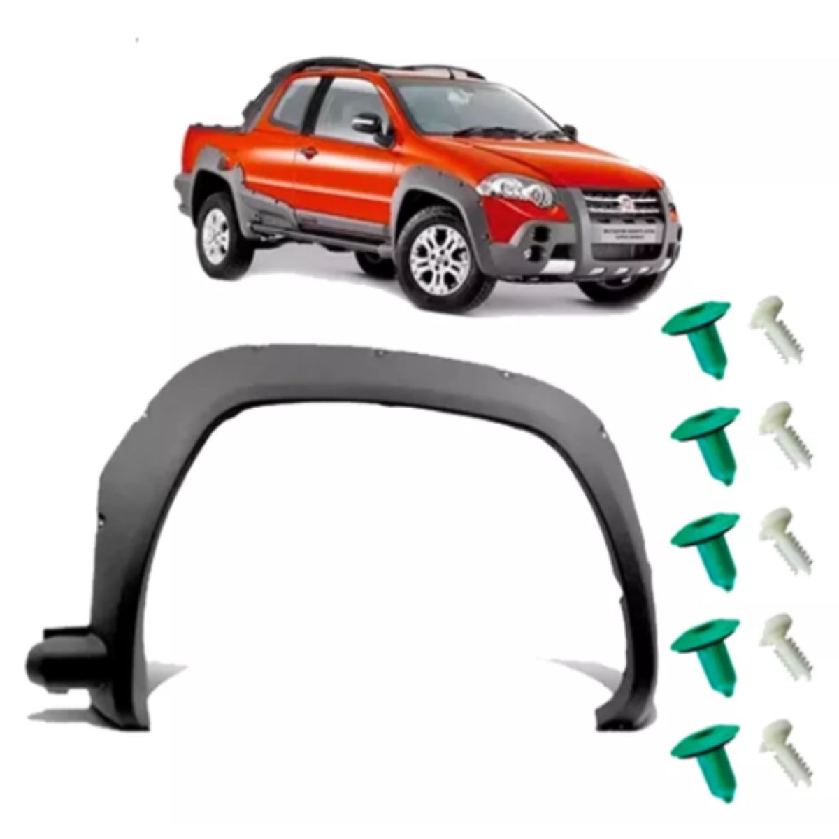Moldura de Tapabarro Delantero Derecho Strada Adventure 2009 2013 (OEM: 100198595)