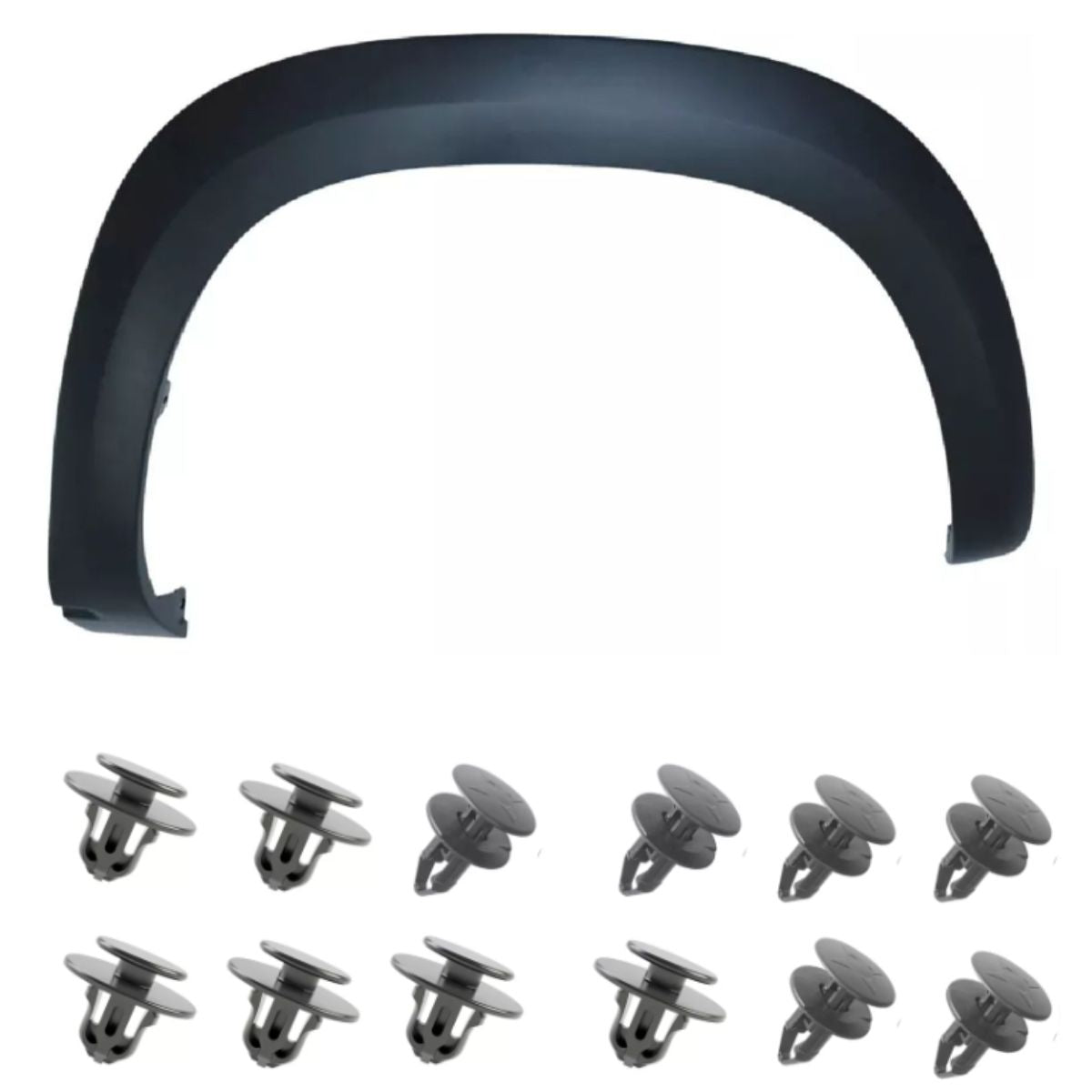 Moldura de tapabarro delantero izquierdo Renault Kwid 2017-2023 con bujes (OEM: 638135919R)