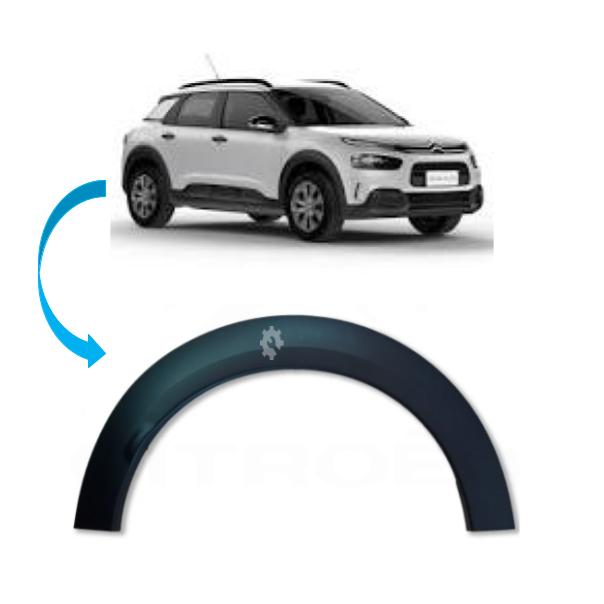 Moldura de tapabarro trasera derecha original para C4 Cactus (OEM: 98222041XT)